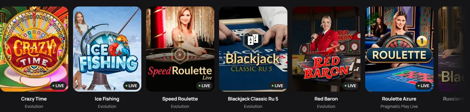 Flagman casino live games